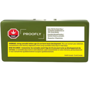 Proofly - Daily THC Free Mint Dip - Oral Strips