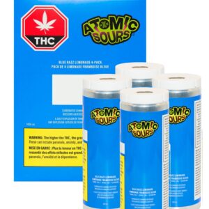 XMG - Atomic Sours Blue Razz Lemonade THC:CBG - Caffeinated Beverage