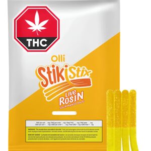Olli - StikiStix: Sour Mango Haze THC - Rosin Gummy