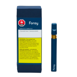 Foray - Indica Blackberry Cream Disposable Vape Pen