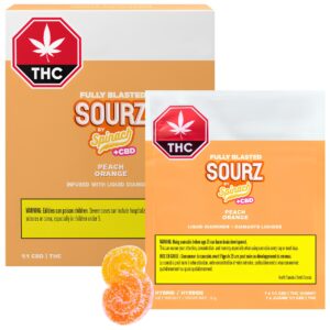 Spinach - Sourz: Peach Orange THC:CBD - Gummy