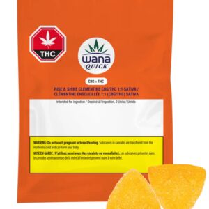 Wana Quick - Rise & Shine Clementine THC:CBG - Gummy